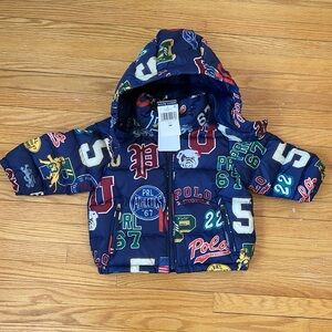 NWT Baby polo Ralph Lauren winter puffer coat 9 months